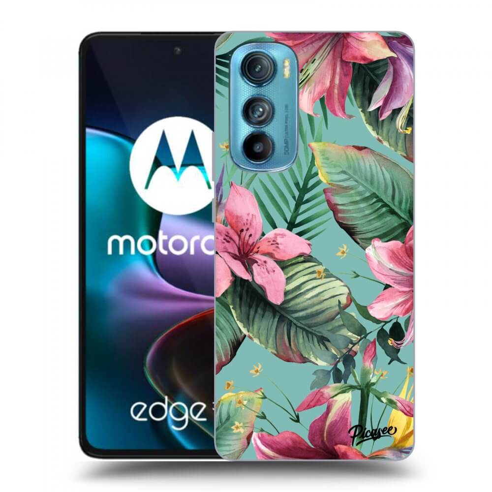 Picasee silikonski črni ovitek za Motorola Edge 30 - Hawaii