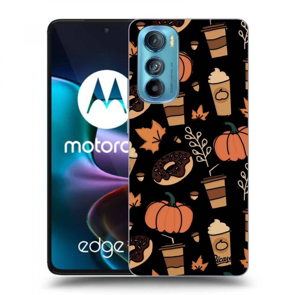 Picasee silikonski črni ovitek za Motorola Edge 30 - Fallovers