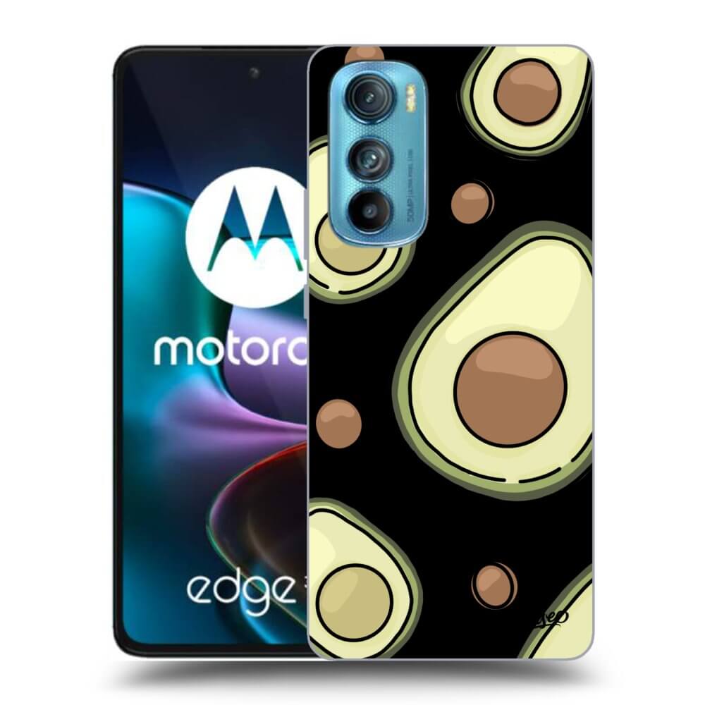 Picasee silikonski črni ovitek za Motorola Edge 30 - Avocado