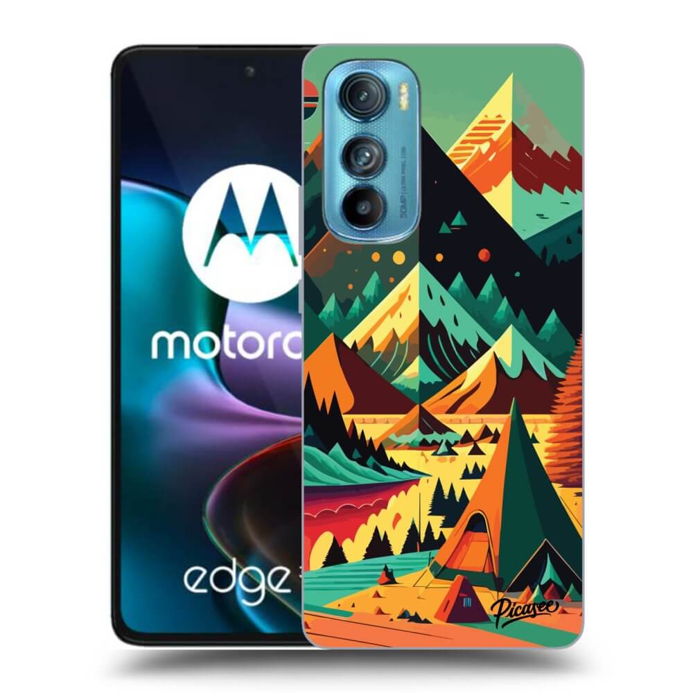 Picasee silikonski črni ovitek za Motorola Edge 30 - Colorado