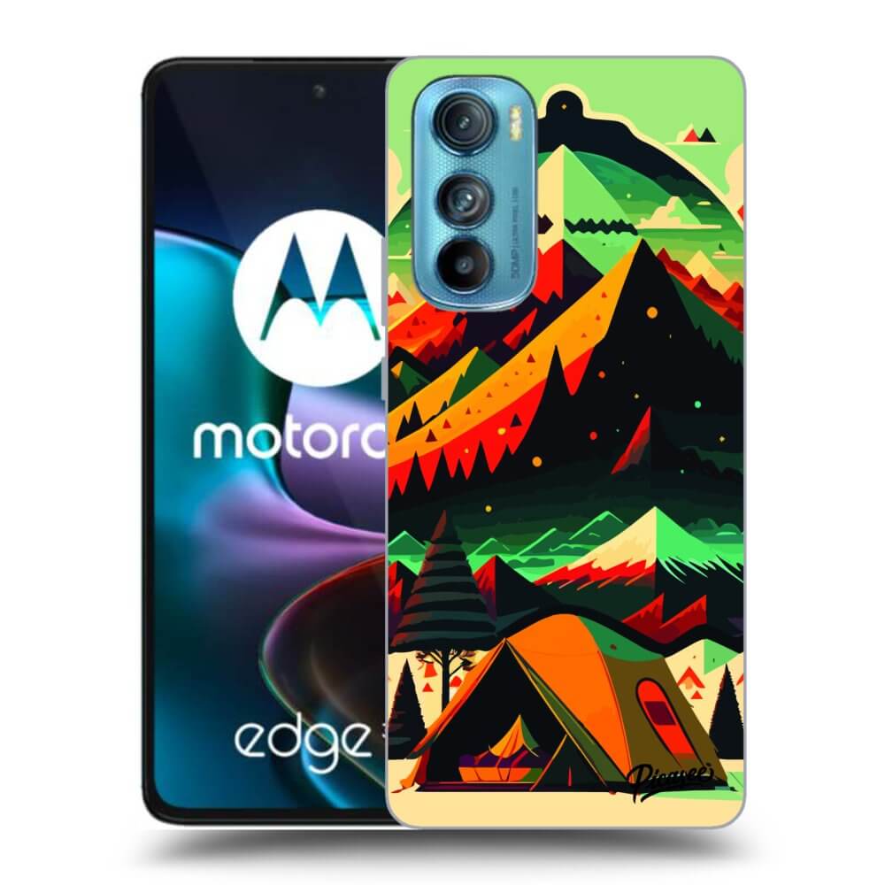 Picasee silikonski črni ovitek za Motorola Edge 30 - Montreal
