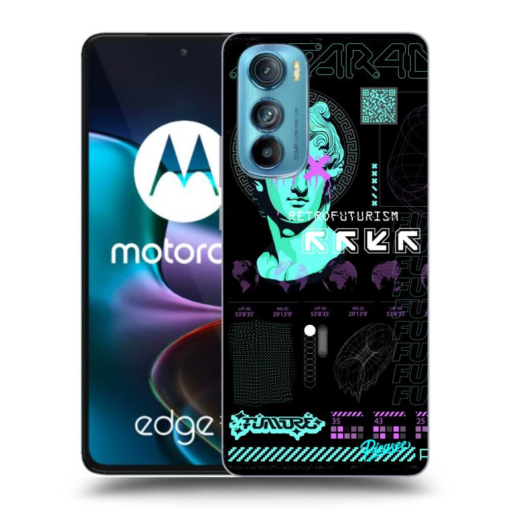 Picasee silikonski prozorni ovitek za Motorola Edge 30 - RETRO