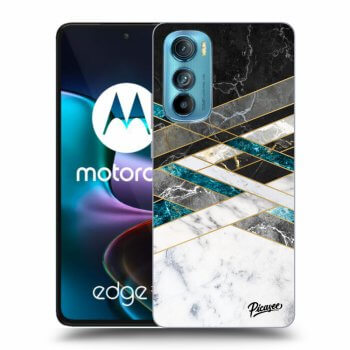 Ovitek za Motorola Edge 30 - Black & White geometry