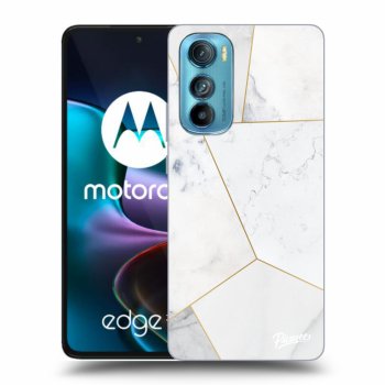 Ovitek za Motorola Edge 30 - White tile