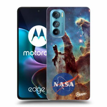 Picasee silikonski črni ovitek za Motorola Edge 30 - Eagle Nebula