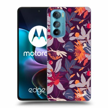 Ovitek za Motorola Edge 30 - Purple Leaf