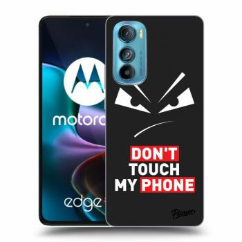 Picasee silikonski črni ovitek za Motorola Edge 30 - Evil Eye - Transparent