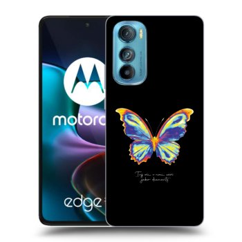 Ovitek za Motorola Edge 30 - Diamanty Black