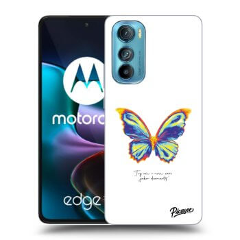 Ovitek za Motorola Edge 30 - Diamanty White