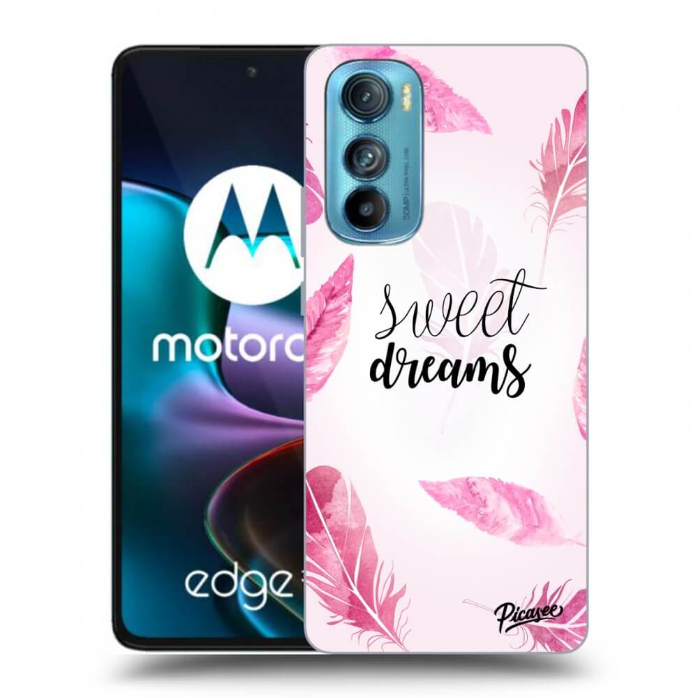 Picasee silikonski črni ovitek za Motorola Edge 30 - Sweet dreams