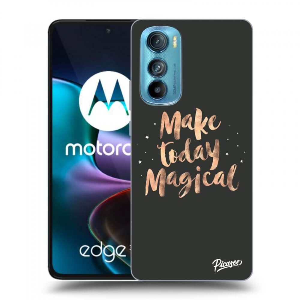 Picasee silikonski prozorni ovitek za Motorola Edge 30 - Make today Magical
