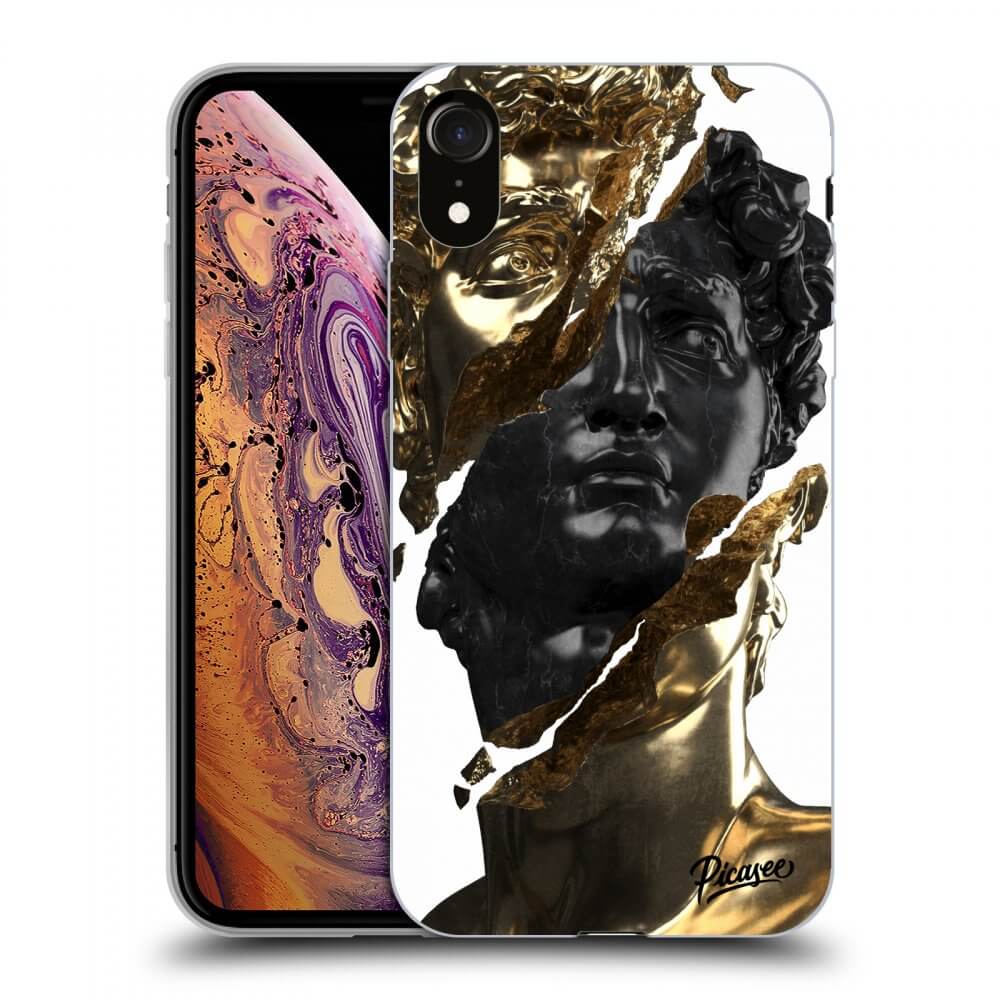 Picasee ULTIMATE CASE za Apple iPhone XR - Gold - Black