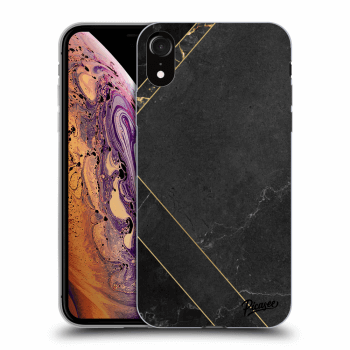 Picasee ULTIMATE CASE za Apple iPhone XR - Black tile