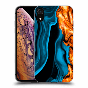 Picasee ULTIMATE CASE za Apple iPhone XR - Gold blue