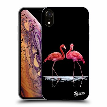 Picasee ULTIMATE CASE za Apple iPhone XR - Flamingos couple