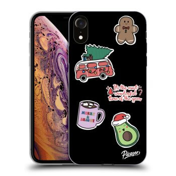 Ovitek za Apple iPhone XR - Christmas Stickers