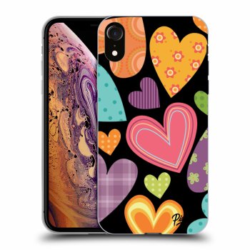 Ovitek za Apple iPhone XR - Colored heart