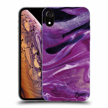 Ovitek za Apple iPhone XR - Purple glitter