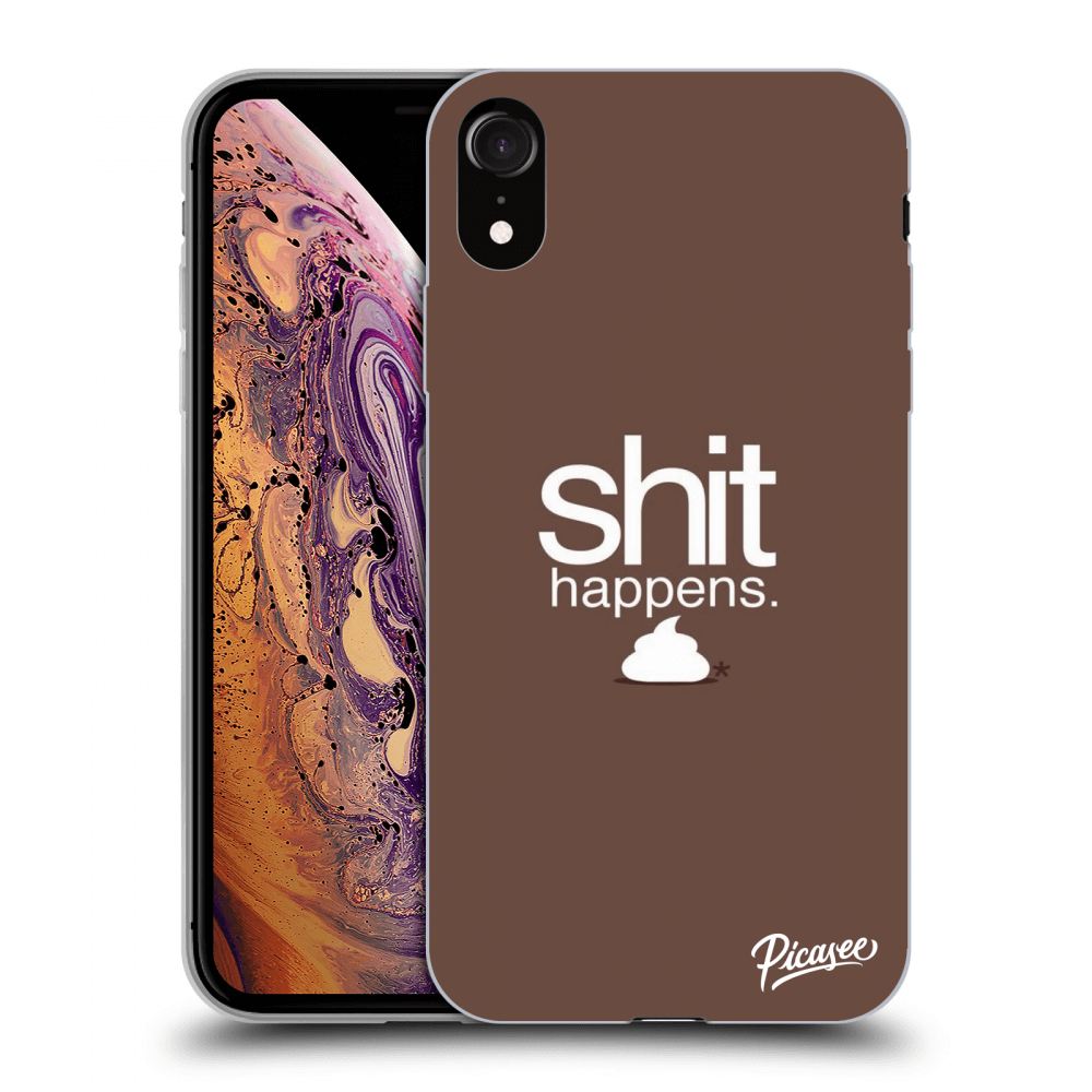 Picasee ULTIMATE CASE za Apple iPhone XR - Shit happens