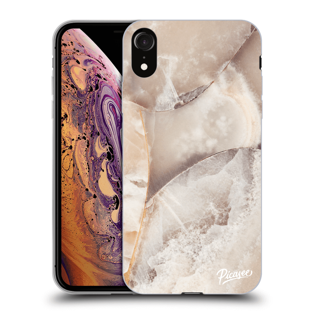 Picasee ULTIMATE CASE za Apple iPhone XR - Cream marble