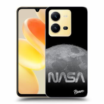 Picasee silikonski črni ovitek za Vivo X80 Lite - Moon Cut