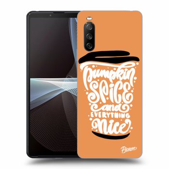 Ovitek za Sony Xperia 10 III - Pumpkin coffee