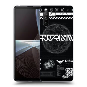 Picasee silikonski črni ovitek za Sony Xperia 10 III - BLACK DISCO