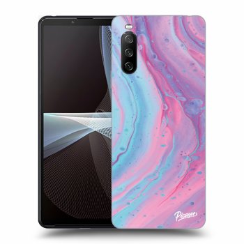 Ovitek za Sony Xperia 10 III - Pink liquid