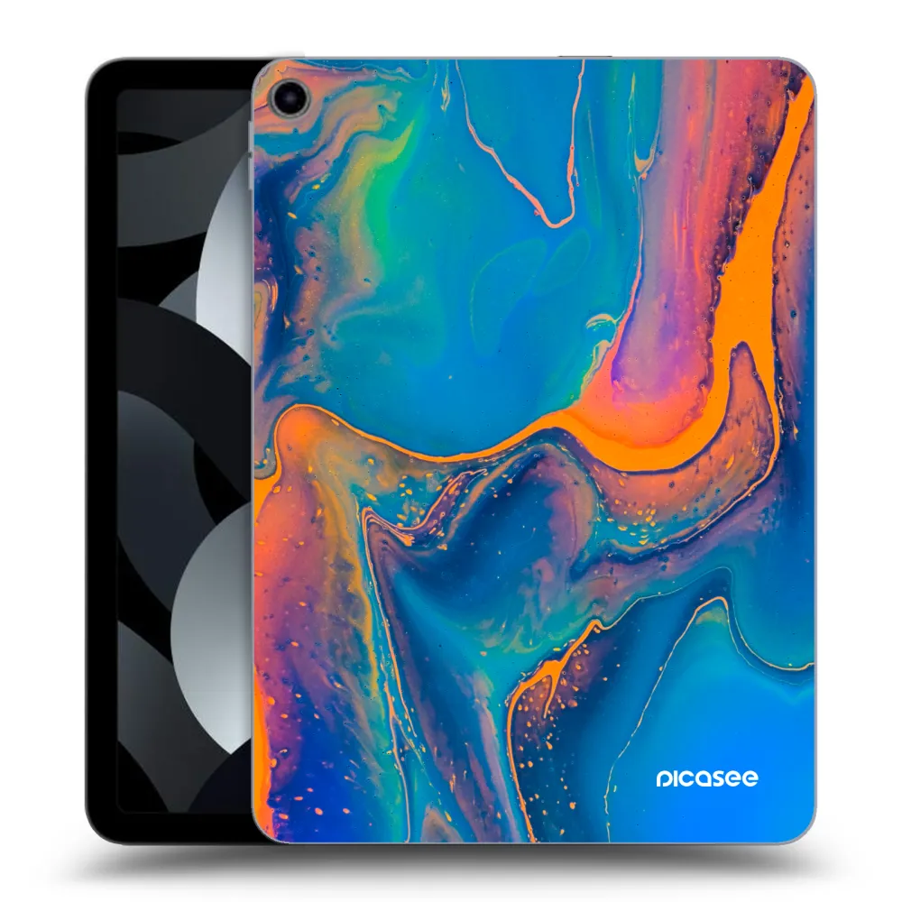 Picasee silikonski prozorni ovitek za Apple iPad Pro 11" 2019 (1.gen.) - Rainbow