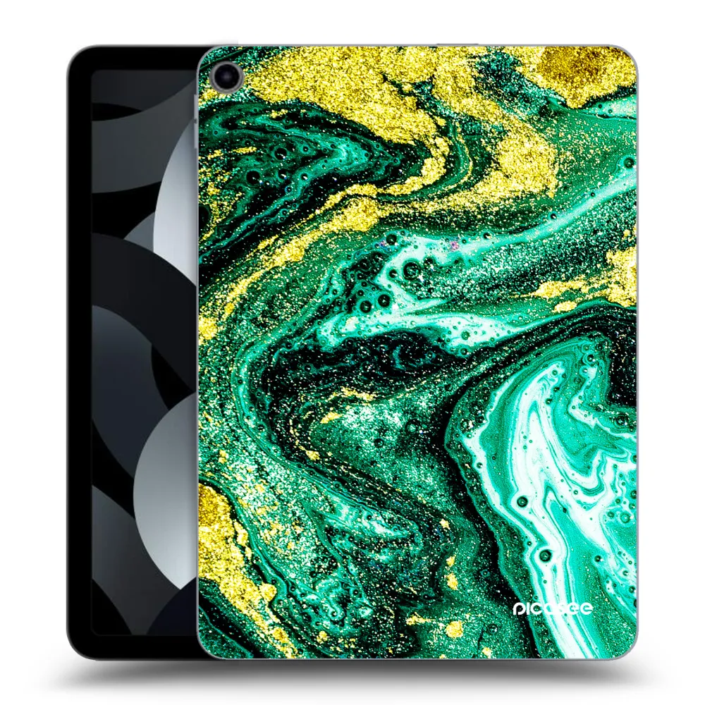 Picasee silikonski prozorni ovitek za Apple iPad Pro 11" 2019 (1.gen.) - Green Gold