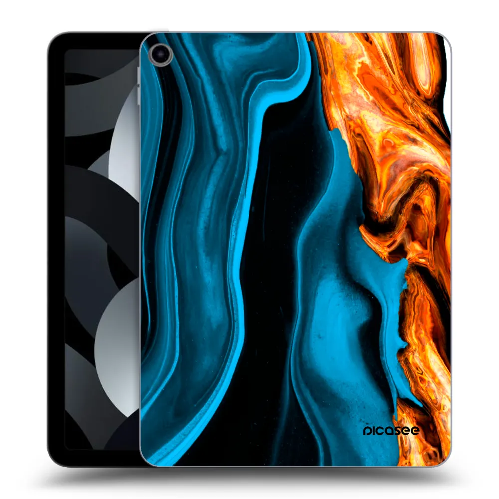Picasee silikonski prozorni ovitek za Apple iPad Pro 11" 2019 (1.gen.) - Gold blue