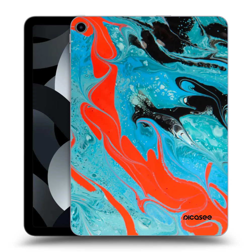 Picasee silikonski prozorni ovitek za Apple iPad Pro 11" 2019 (1.gen.) - Blue Magma