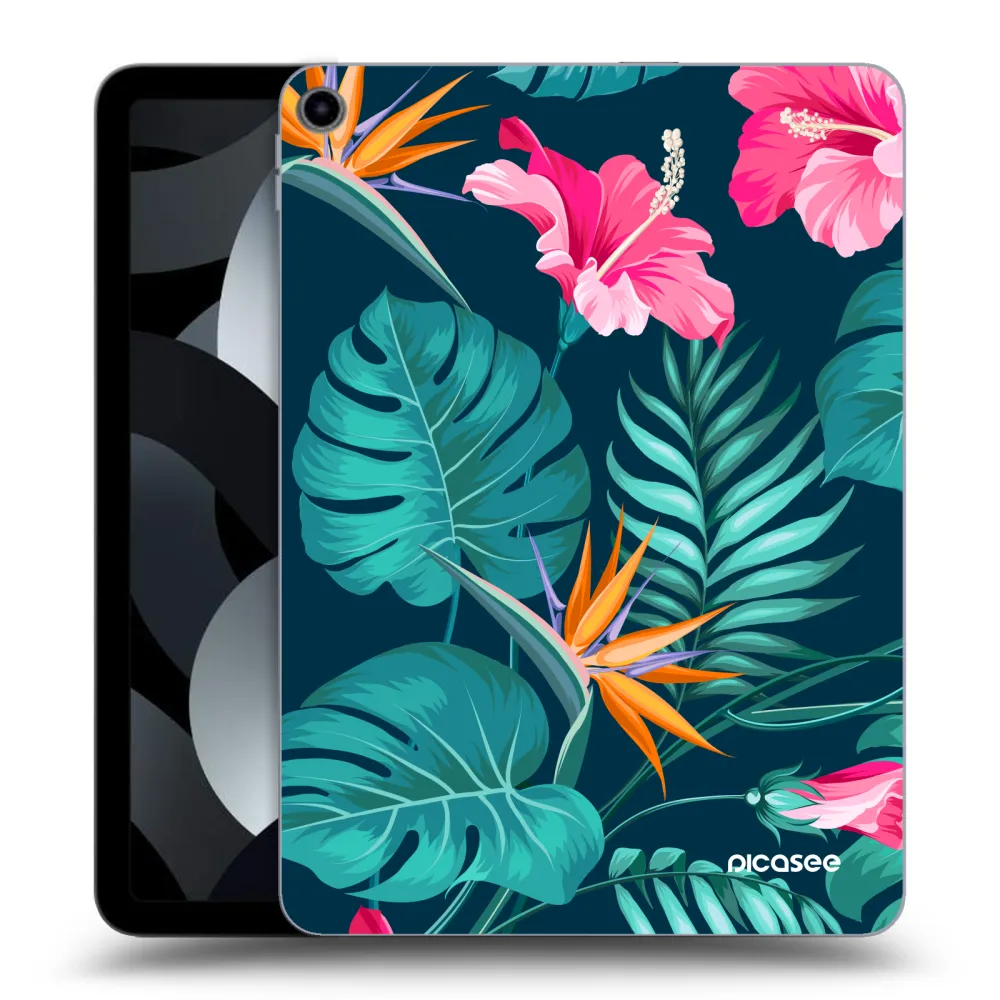 Picasee silikonski prozorni ovitek za Apple iPad Pro 11" 2019 (1.gen.) - Pink Monstera