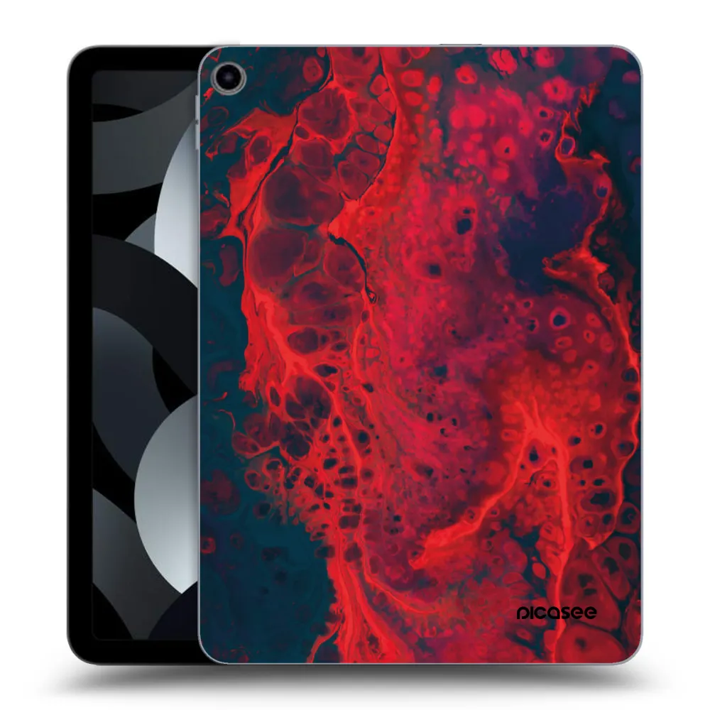 Picasee silikonski prozorni ovitek za Apple iPad Pro 11" 2019 (1.gen.) - Organic red