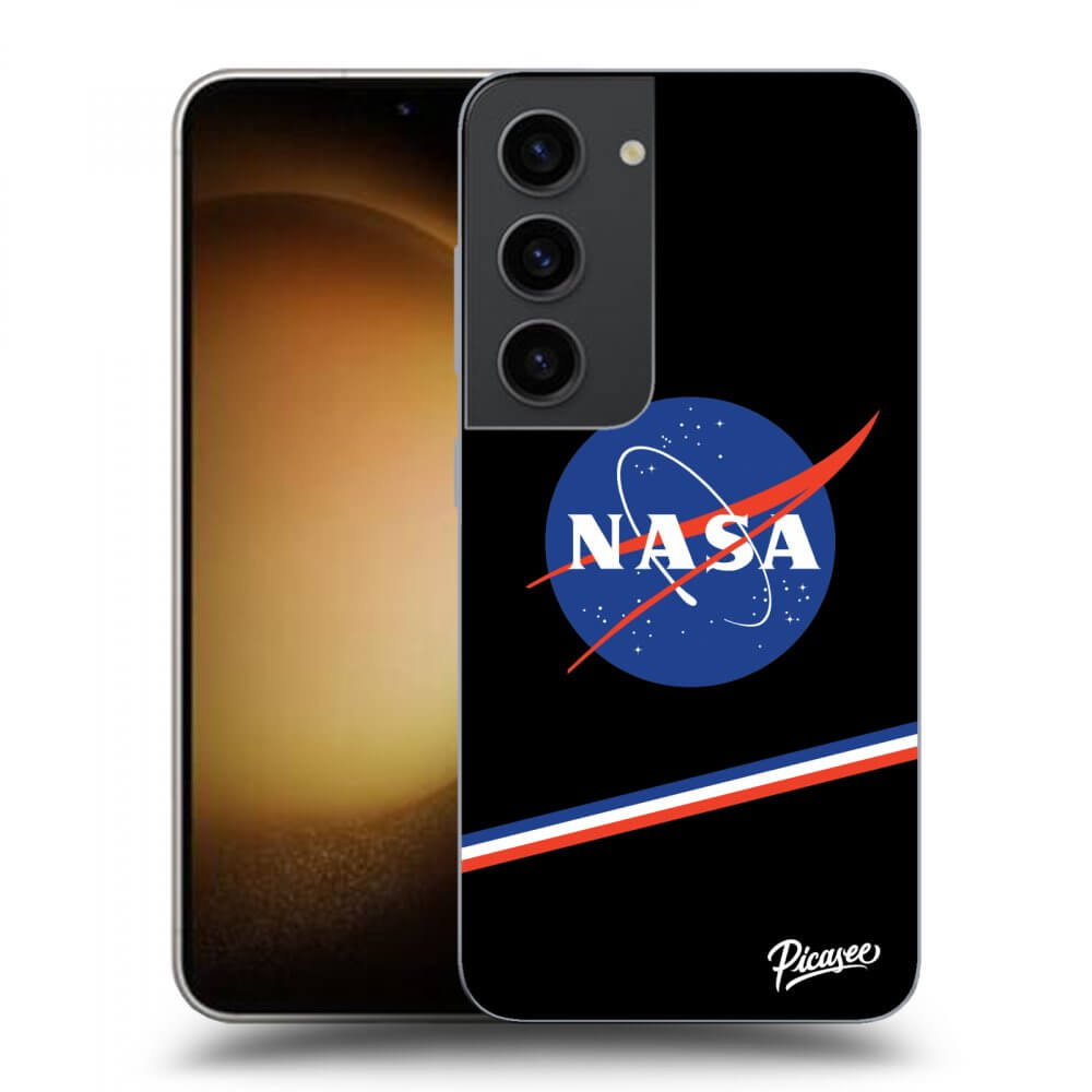 Picasee silikonski črni ovitek za Samsung Galaxy S23 5G - NASA Original