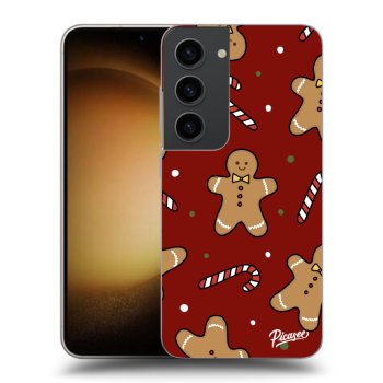 Picasee silikonski prozorni ovitek za Samsung Galaxy S23 5G - Gingerbread 2