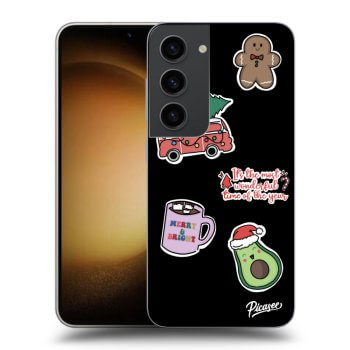 Ovitek za Samsung Galaxy S23 5G - Christmas Stickers