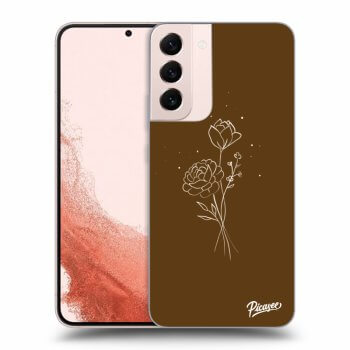 Ovitek za Samsung Galaxy S23+ 5G - Brown flowers
