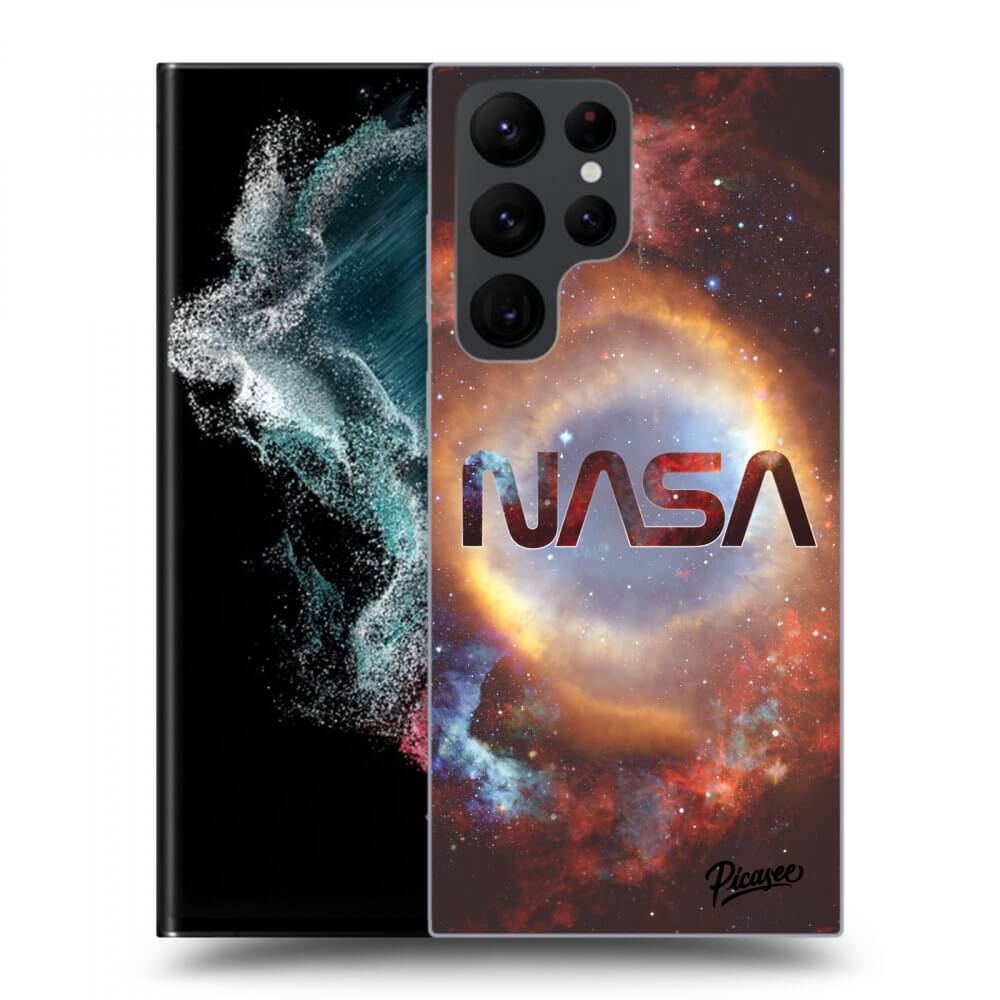 Picasee silikonski črni ovitek za Samsung Galaxy S23 Ultra 5G - Nebula
