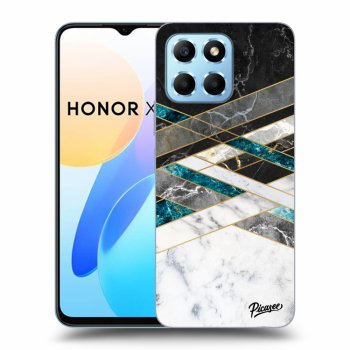 Ovitek za Honor X8 5G - Black & White geometry