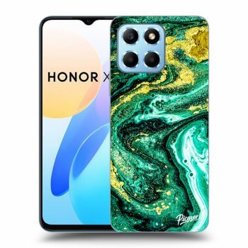 Picasee ULTIMATE CASE za Honor X8 5G - Green Gold