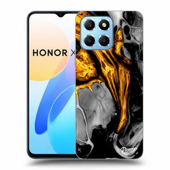 Picasee ULTIMATE CASE za Honor X8 5G - Black Gold
