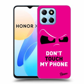 Ovitek za Honor X8 5G - Cloudy Eye - Pink