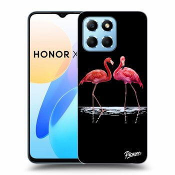 Picasee ULTIMATE CASE za Honor X8 5G - Flamingos couple