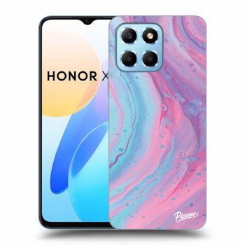 Ovitek za Honor X8 5G - Pink liquid