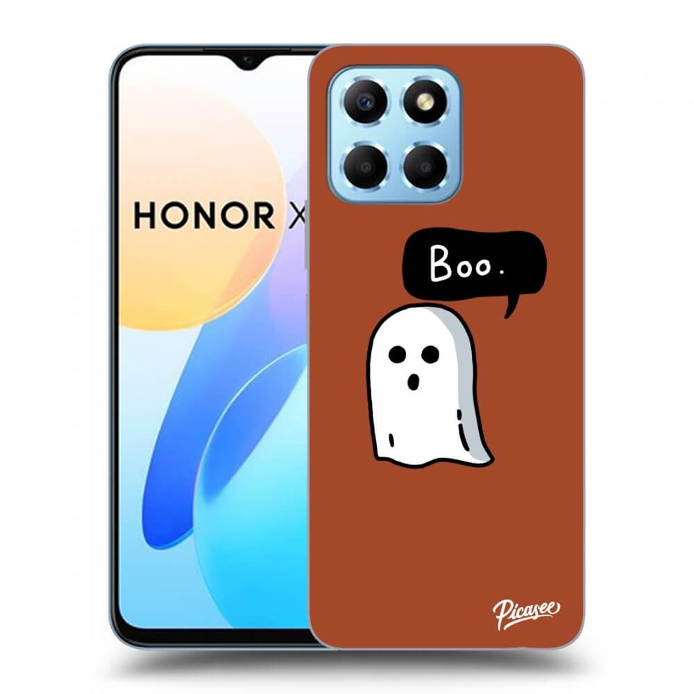 Picasee silikonski črni ovitek za Honor X6 - Boo