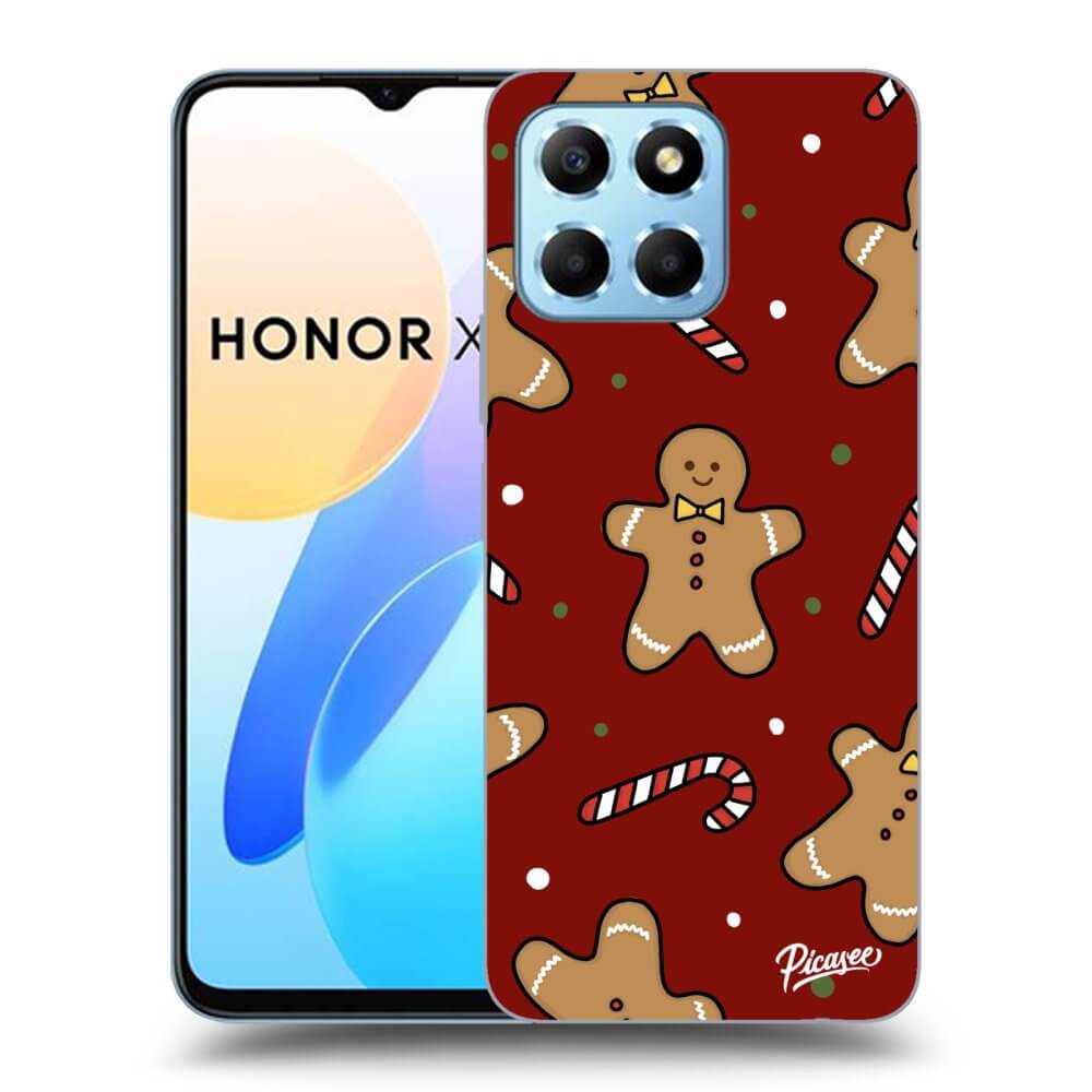 Picasee silikonski črni ovitek za Honor X6 - Gingerbread 2