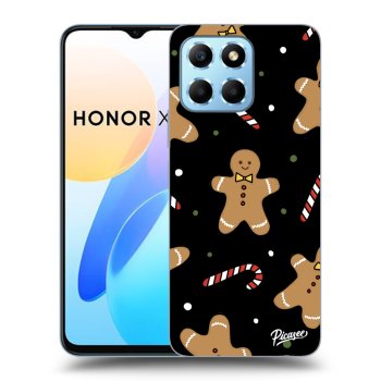 Picasee silikonski črni ovitek za Honor X6 - Gingerbread