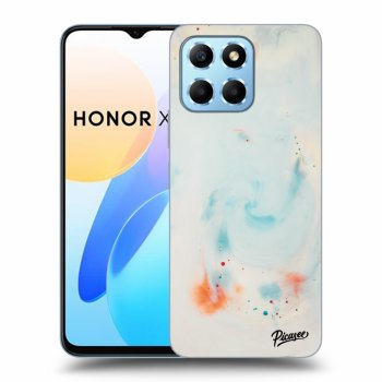 Picasee silikonski črni ovitek za Honor X6 - Splash