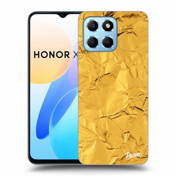 Picasee silikonski prozorni ovitek za Honor X6 - Gold